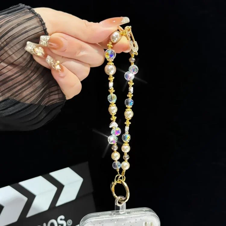 SYA0028229_B8.webp Crystal Pearl Alloy Saturn Phone Chain - Image 9