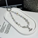 Crystal Pearl Alloy Saturn Phone Chain - Image 10