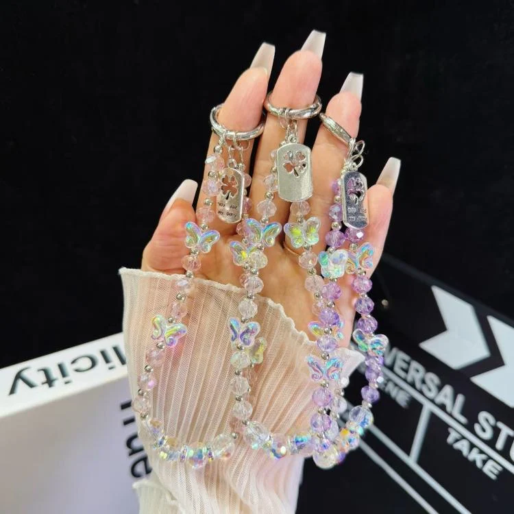 SYA0028340_B3.webp Tag Butterfly Crystal Beaded Phone Chain - Image 4