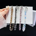 Sugar Cube Crystal Beaded Phone Chain - Image 3