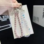 Sugar Cube Crystal Beaded Phone Chain - Image 4