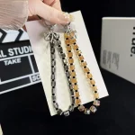 Sugar Cube Crystal Beaded Phone Chain - Image 5