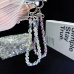 Sugar Cube Crystal Beaded Phone Chain - Image 7