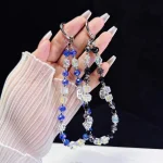 Alloy Zhaofu Crystal Beaded Phone Chain - Image 5