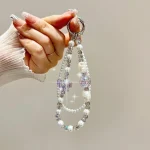 Tulip Butterfly Crystal Phone Chain - Image 5