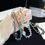 Heavy Industry Diamond-Rncrusted Sparkle Retro Phone Chain - Image 2