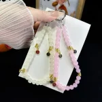 Peace And Joy Beaded Mobile Phone Chain - Image 4