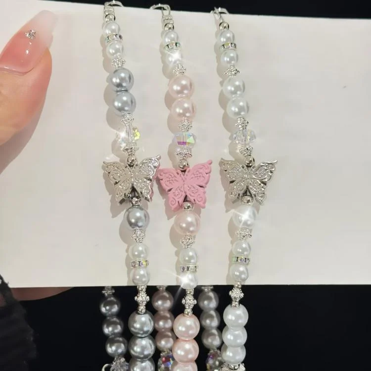 SYA0028431_B3.webp Diamond-Encrusted Pearl Butterfly Phone Chain - Image 4