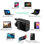 GaN PD 45W + QC3.0 USB Fully Compatible Protocol Charger for MacBook,UK Plug, UK Plug(, UK Plug - Image 4