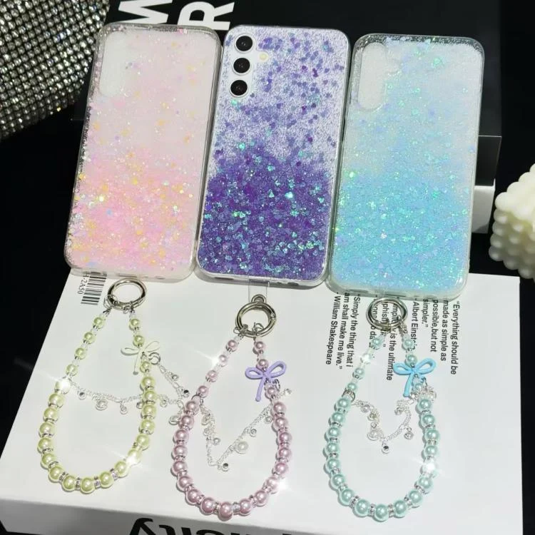 SYA0028551_B3.webp Bow Glass Pearl Mobile Phone Chain - Image 4