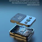 BR17 Bass Boost 2 In 1 Digital Display Bluetooth-Compatible Receiver Transmitter Audio Adapter - Image 3