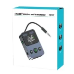 BR17 Bass Boost 2 In 1 Digital Display Bluetooth-Compatible Receiver Transmitter Audio Adapter - Image 10