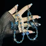 Three-Dimensional Nepalese Butterfly Mobile Phone Chain - Image 2