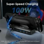 WAVLINK UHP3426 For Steam Deck Gigabit RJ45 100W PD Hub Adapter 6 in 1 Docking Station - Image 3