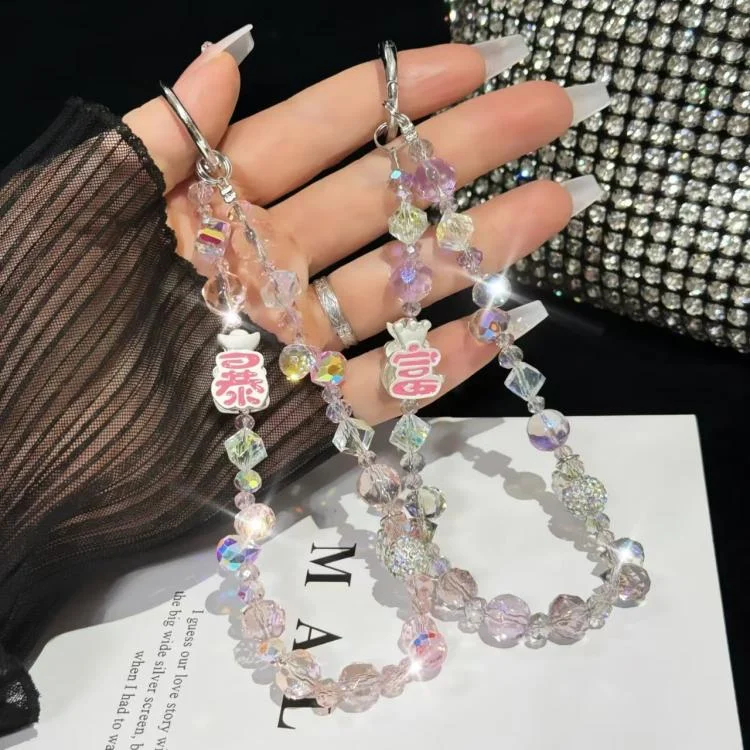 SYA0028914_B2.webp Rich Diamond Ball Crystal Mobile Phone Chain - Image 3