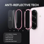 NORTHJO 1 Set Camera Lens Protector Glitter Metal Ring Film, For Samsung Galaxy A36 5G / A56 5G - Image 4