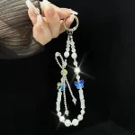 Slub Alloy Bow Mobile Phone String Chain - Image 6
