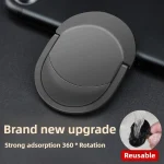 Carabiner Stick-On Metal Cell Magnetic Finger Ring Phone Holder - Image 2