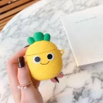 For Apple AirPods 1/2 Generation Universal Couple Avocado And Pineapple Bluetooth Headphone Protective Case, Pineapple, Avocado - Image 2