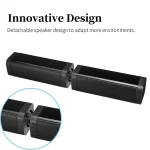BKS-33 5.0 TV Home Wireless Soundbar, Support TF, Removable and Splice, 3D Stereo Effect - Image 4