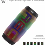 AEC BQ615 PRO Colorful LED Wireless HiFi Stereo Speaker, Combines Bluetooth + TF card player + FM radio + AUX + NFC - Image 20