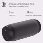 AEC BQ615 PRO Colorful LED Wireless HiFi Stereo Speaker, Combines Bluetooth + TF card player + FM radio + AUX + NFC - Image 22