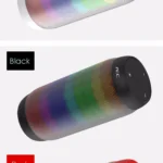 AEC BQ615 PRO Colorful LED Wireless HiFi Stereo Speaker, Combines Bluetooth + TF card player + FM radio + AUX + NFC - Image 5