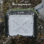 W-KING S7 Mini Wireless Waterproof Loudspeaker With TF/FM/AUX/NFC Bluetooth Bike Speaker, black, Orange, blue, Army Green - Image 5