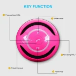 T&G A18 Ball Bluetooth Speaker with LED Light Portable Wireless Mini Speaker Mobile Music MP3 Subwoofer Support TF, BLACK, BLUE, PINK, WHITE - Image 2