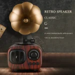 Retro Wood Portable Mini Bluetooth Speaker Wireless Loudspeaker Outdoor Speaker Sound System TF FM Radio Music Subwoofer - Image 6