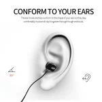 DM-22 Magnetic Bluetooth Earphone DM-22 Neckband Sport headset with Mic Wireless Handsfree Earphoness - Image 9