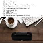 BY Portable Bluetooth Speaker Waterproof Wireless Loudspeaker 3D Stereo Music Surround Sound System Outdoor Speakers Support TF AUX - Image 14