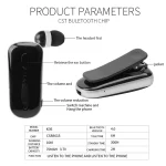 K36 Stereo Wireless Bluetooth Headset Calls Remind Vibration Wear Clip Driver Auriculares Earphone - Image 3