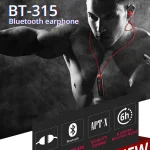 BT315 Sport Bluetooth Headset Wireless Stereo Earphone Bluetooth 4.1 Earpiece With Mic Sport Bass Magnetic Necklace Earpiece - Image 4