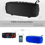 NewRixing NR-3020 Outdoor TWS Wireless Bluetooth Stereo Waterproof Dustproof Shockproof Speaker - Image 9