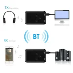 JDEX-TX10 Wireless 2-in-1 3.5mm Bluetooth 4.2 Audio Receiver And Transmitter Adapter - Image 5