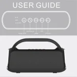 DY18 Wireless Bluetooth Speaker Portable Wireless Speaker Sound System, Support Bluetooth & AUX & TF & Radio - Image 9