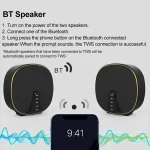 DY-52 Portable Bluetooth Speaker Wireless Loudspeaker Sound 32G Max Memory 10W Stereo Music Surround Outdoor Speaker - Image 5