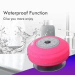 BTS-08 Wireless Bluetooth Speaker Waterproof Led FM Radio Subwoofer Bluetooth Column TF Card Suction Cup Mini Shower Speaker - Image 11