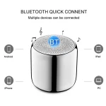 M1 Mini Bluetooth Subwoofer Speaker Portable Aluminium Alloy Wireless TWS Bluetooth, Support Handfree Call - Image 3