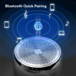 M1 Mini Bluetooth Subwoofer Speaker Portable Aluminium Alloy Wireless TWS Bluetooth, Support Handfree Call - Image 4