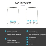 C7 Bluetooth 5.0 Speaker Transparent LED Luminous Subwoofer TWS 6D Surround HIFI Stereo Cool Audio, C7 - Image 5