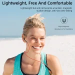 BT313 Magnetic Earbuds Sport Wireless Headphone Handsfree bluetooth HD Stereo Bass Headsets with Mic - Image 17