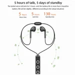 BT313 Magnetic Earbuds Sport Wireless Headphone Handsfree bluetooth HD Stereo Bass Headsets with Mic - Image 3