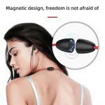 BT313 Magnetic Earbuds Sport Wireless Headphone Handsfree bluetooth HD Stereo Bass Headsets with Mic - Image 7