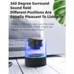Fineblue MK-22 TWS Magnetic Absorption Bluetooth Speaker With LED Light Speaker - Image 11