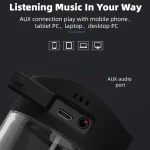 Fineblue MK-22 TWS Magnetic Absorption Bluetooth Speaker With LED Light Speaker - Image 5