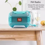 T&G TG162 LED Stereo Portable Bluetooth Speaker Mini Wireless Speaker Subwoofer - Image 4