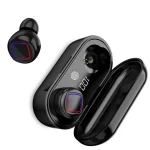 TWS Fingerprint Touch Bluetooth Headset LED Battery Display With Charging Bin - Image 2