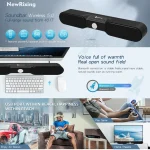 New Rixing NR4017 Portable 10W Stereo Surround Soundbar Bluetooth Speaker with Microphone - Image 3